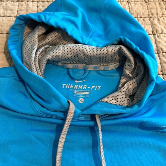 Nike therm-fit XL hoody blue - Picture 2 of 4